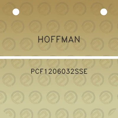 hoffman-pcf1206032sse