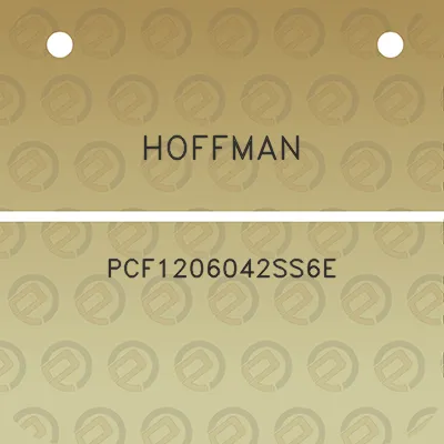 hoffman-pcf1206042ss6e