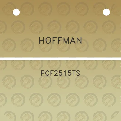 hoffman-pcf2515ts