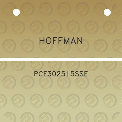 hoffman-pcf302515sse