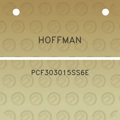 hoffman-pcf303015ss6e