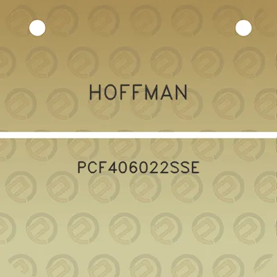 hoffman-pcf406022sse