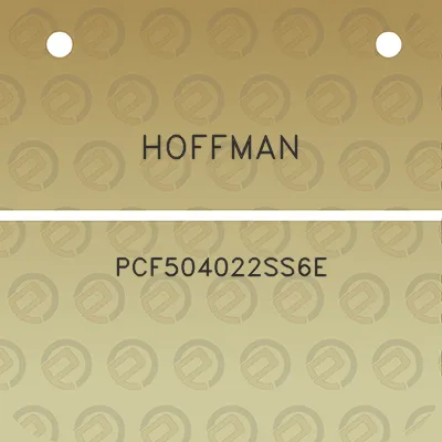 hoffman-pcf504022ss6e