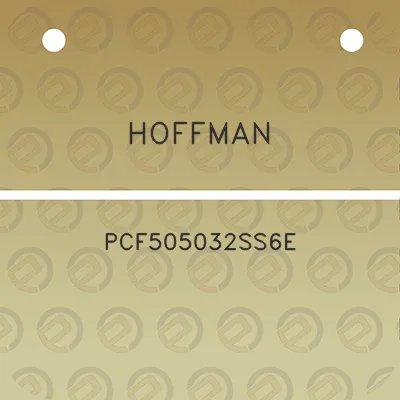 hoffman-pcf505032ss6e