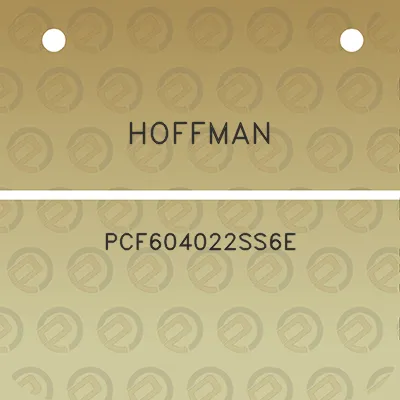 hoffman-pcf604022ss6e