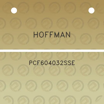 hoffman-pcf604032sse