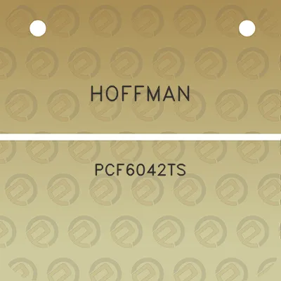 hoffman-pcf6042ts