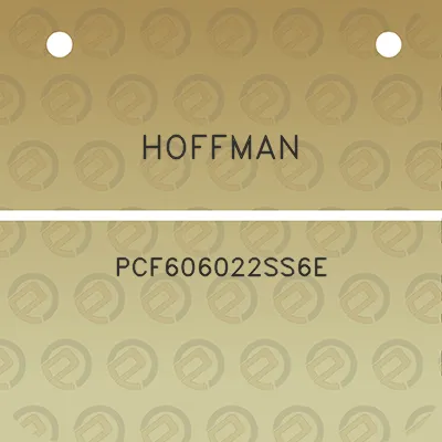 hoffman-pcf606022ss6e