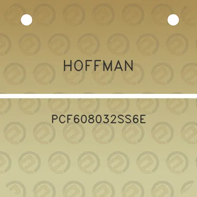 hoffman-pcf608032ss6e