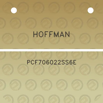 hoffman-pcf706022ss6e