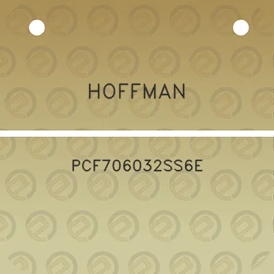 hoffman-pcf706032ss6e