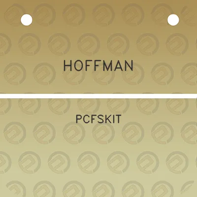 hoffman-pcfskit