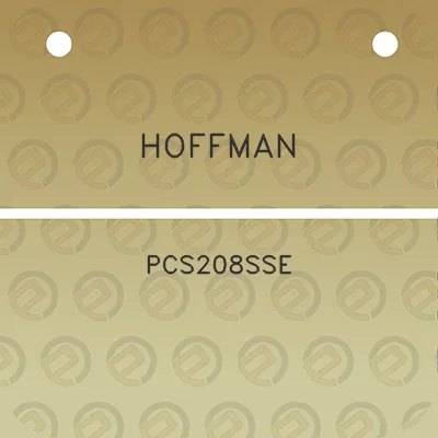 hoffman-pcs208sse