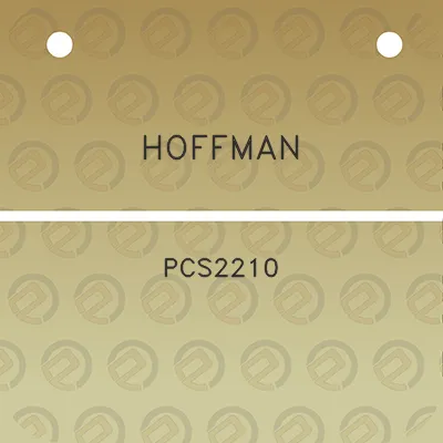 hoffman-pcs2210