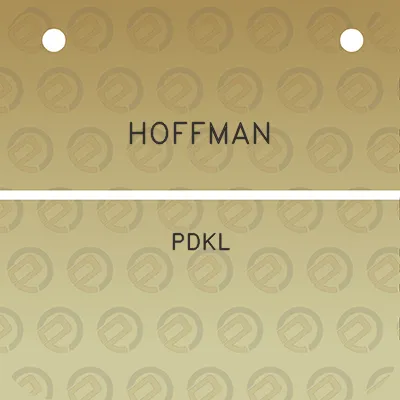 hoffman-pdkl