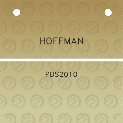 hoffman-pds2010