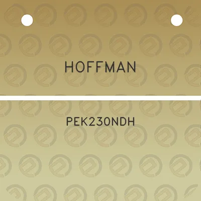 hoffman-pek230ndh