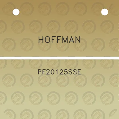 hoffman-pf20125sse