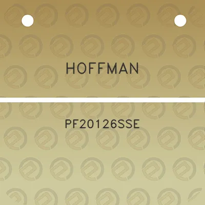 hoffman-pf20126sse