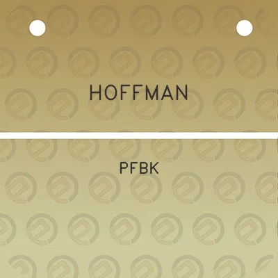 hoffman-pfbk