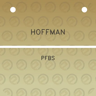 hoffman-pfbs