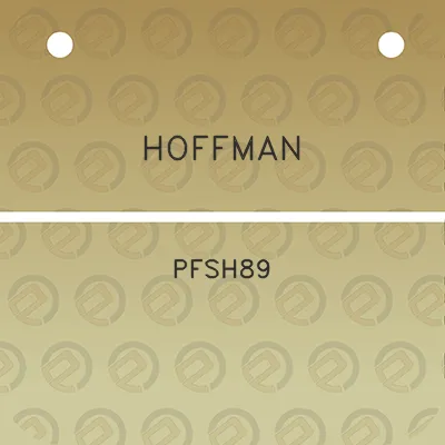 hoffman-pfsh89