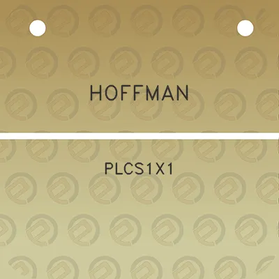 hoffman-plcs1x1