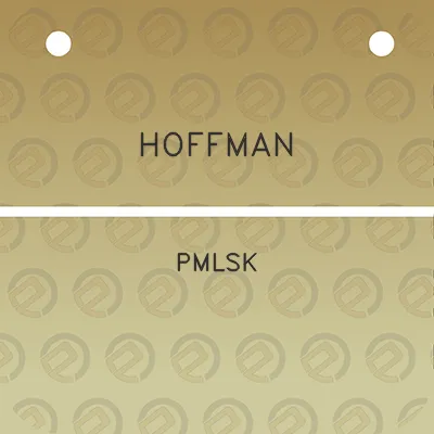 hoffman-pmlsk