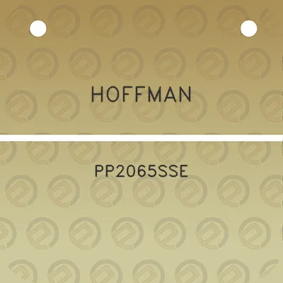 hoffman-pp2065sse