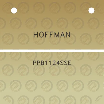 hoffman-ppb1124sse