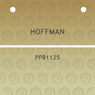 hoffman-ppb1125