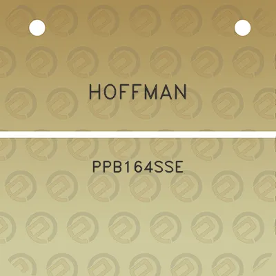 hoffman-ppb164sse