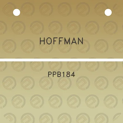 hoffman-ppb184