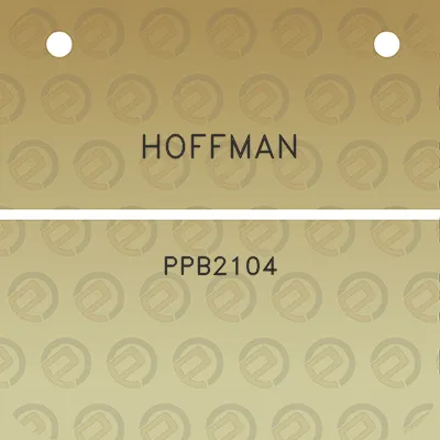 hoffman-ppb2104