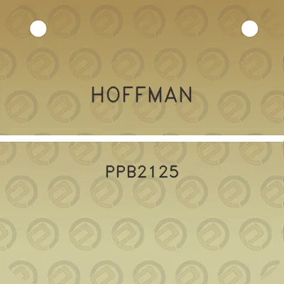 hoffman-ppb2125