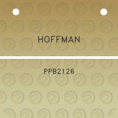 hoffman-ppb2126