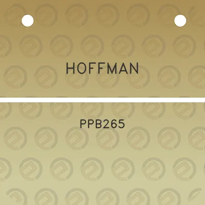 hoffman-ppb265