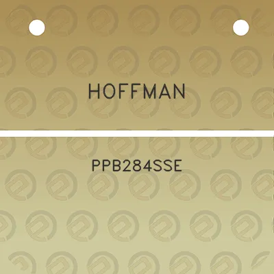 hoffman-ppb284sse