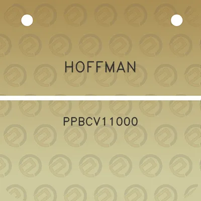 hoffman-ppbcv11000