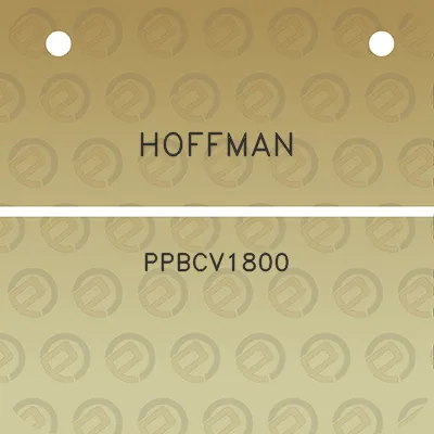 hoffman-ppbcv1800