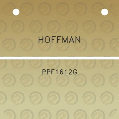 hoffman-ppf1612g