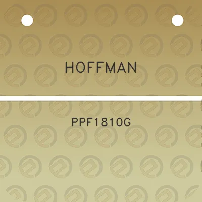 hoffman-ppf1810g