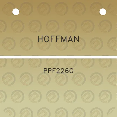 hoffman-ppf226g