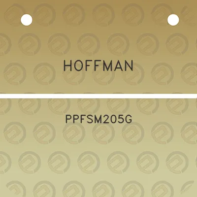 hoffman-ppfsm205g