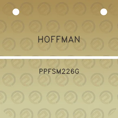 hoffman-ppfsm226g