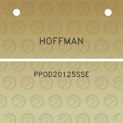 hoffman-ppod20125sse