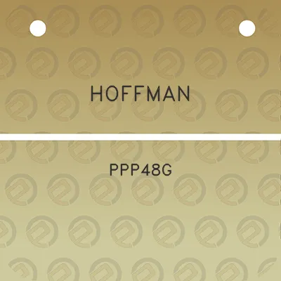 hoffman-ppp48g