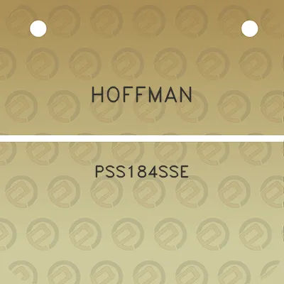 hoffman-pss184sse