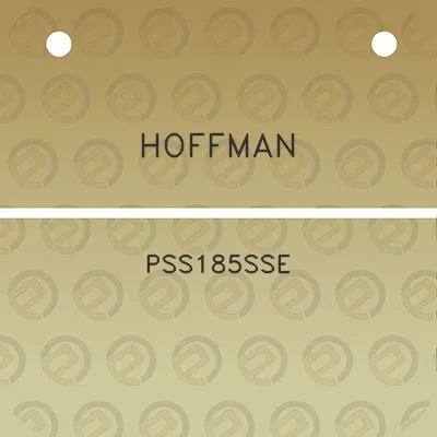 hoffman-pss185sse