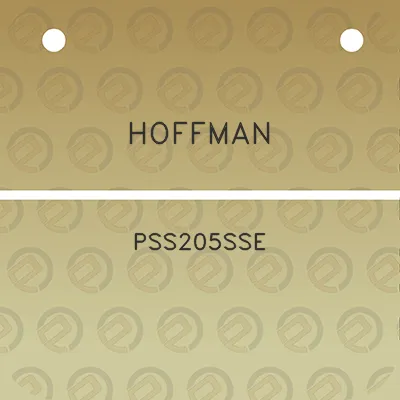 hoffman-pss205sse